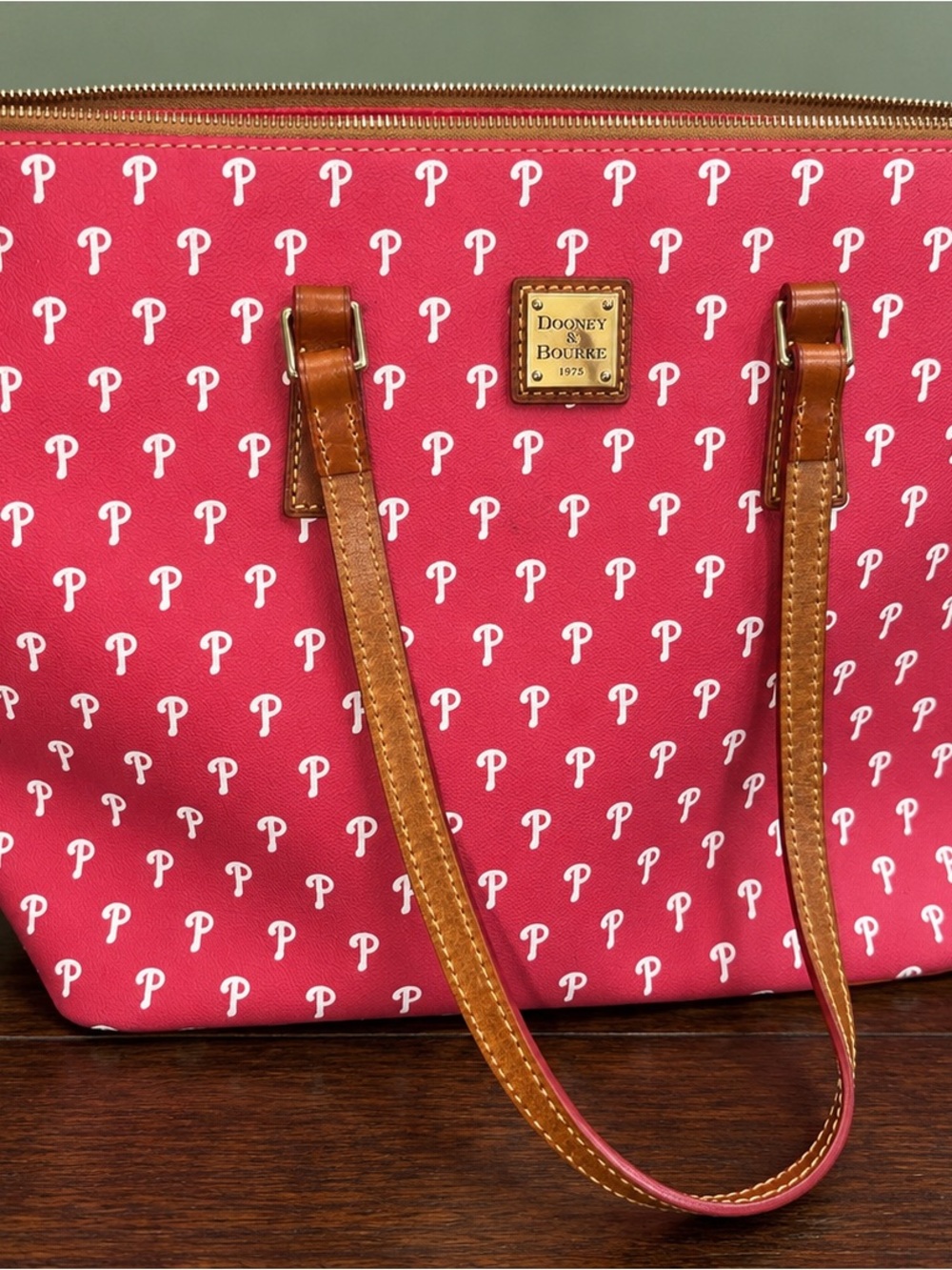 Dooney & Bourke Red Philadelphia Phillies MLB Tote Bag